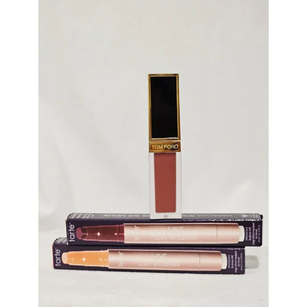 High-end New TOM FORD & TARTE Maracuja Juicy lip shift makeup bundle